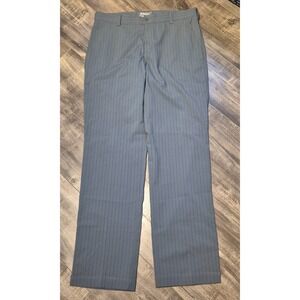 Nike Golf Tour Performance Mens Pants 33x32 Gray Pinstripe Dri-Fit 585752-021